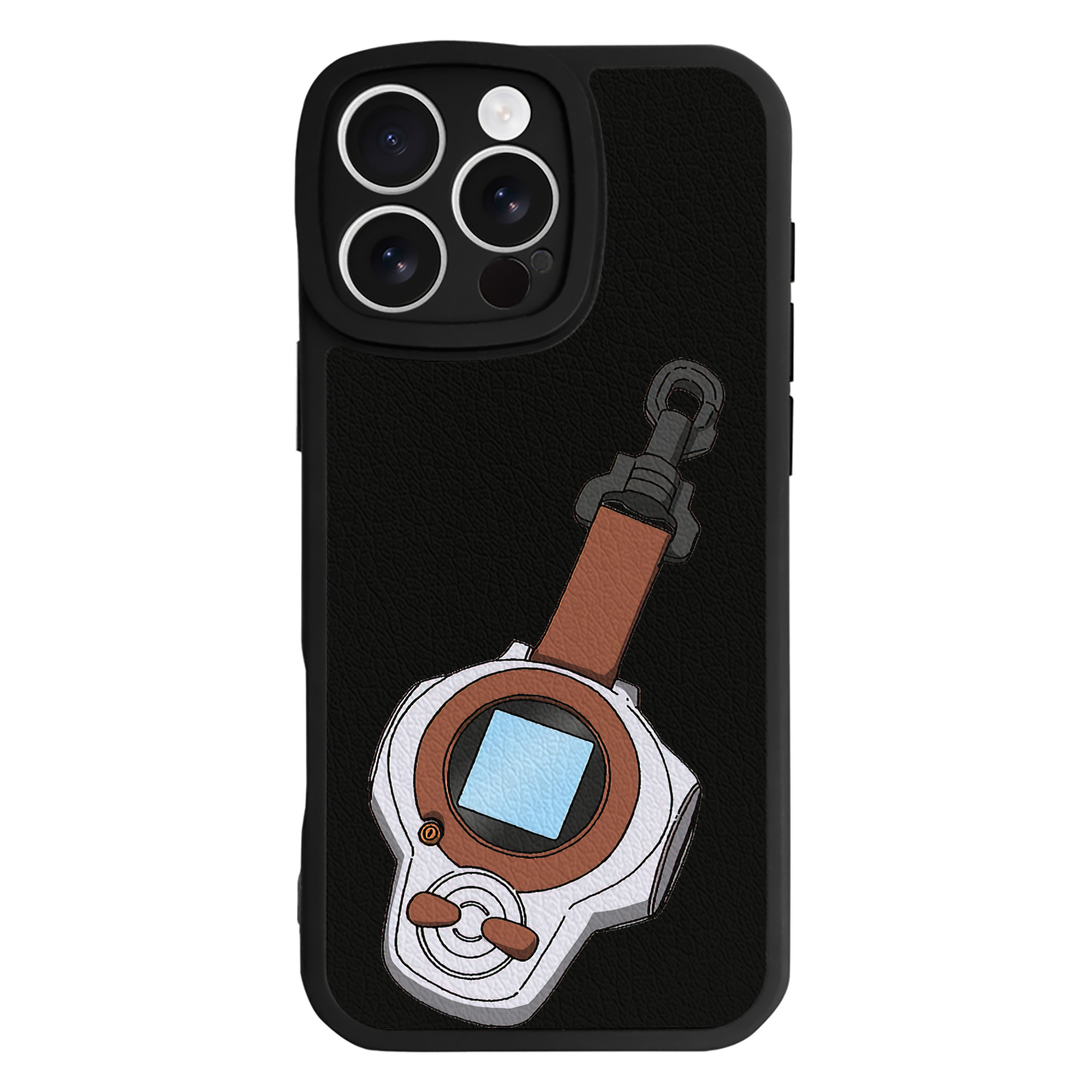 （画像用） Digimon デジタルモンスター/デジモン 【iPhone 16シリーズ対応】シリコンスマホケース（レザー調） 材質：シリコン